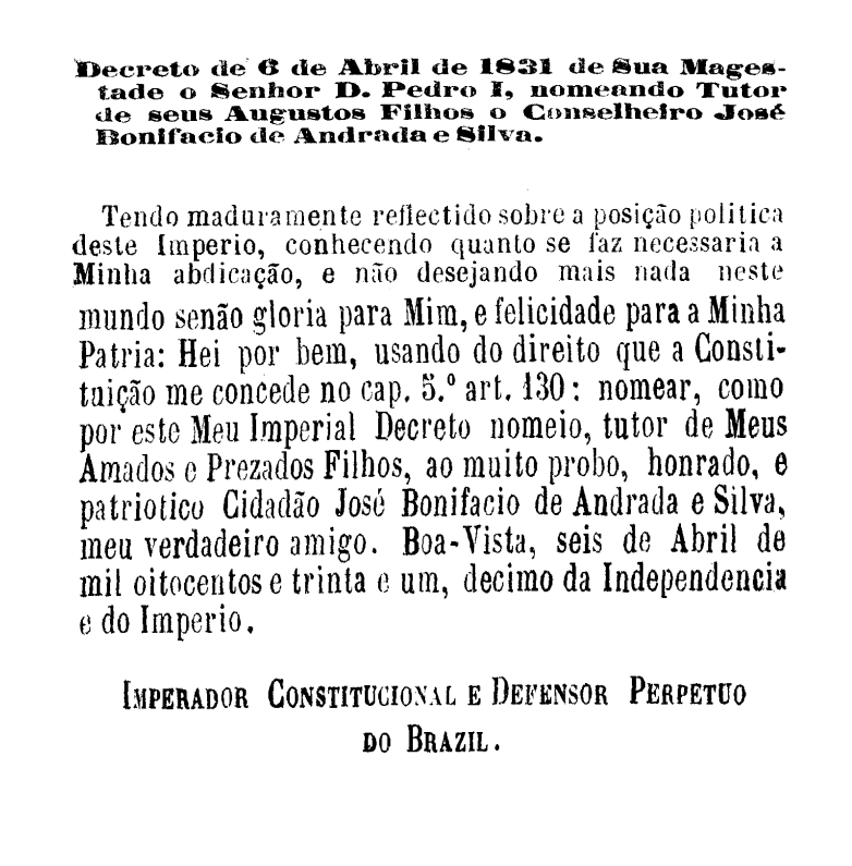 Decreto de tutoria